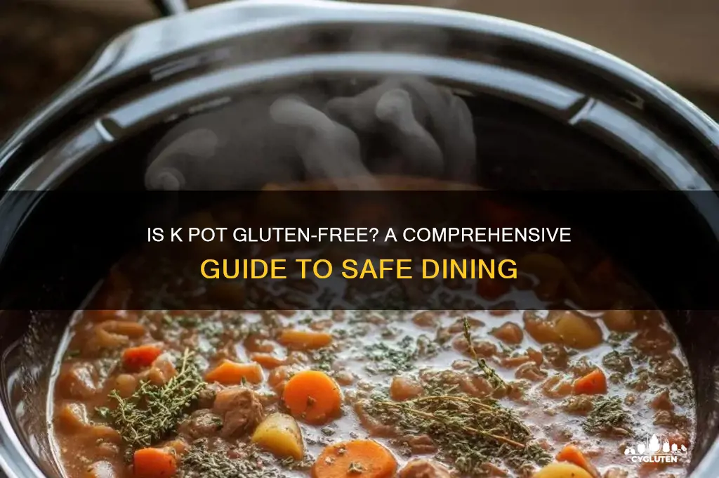 is k pot gluten free