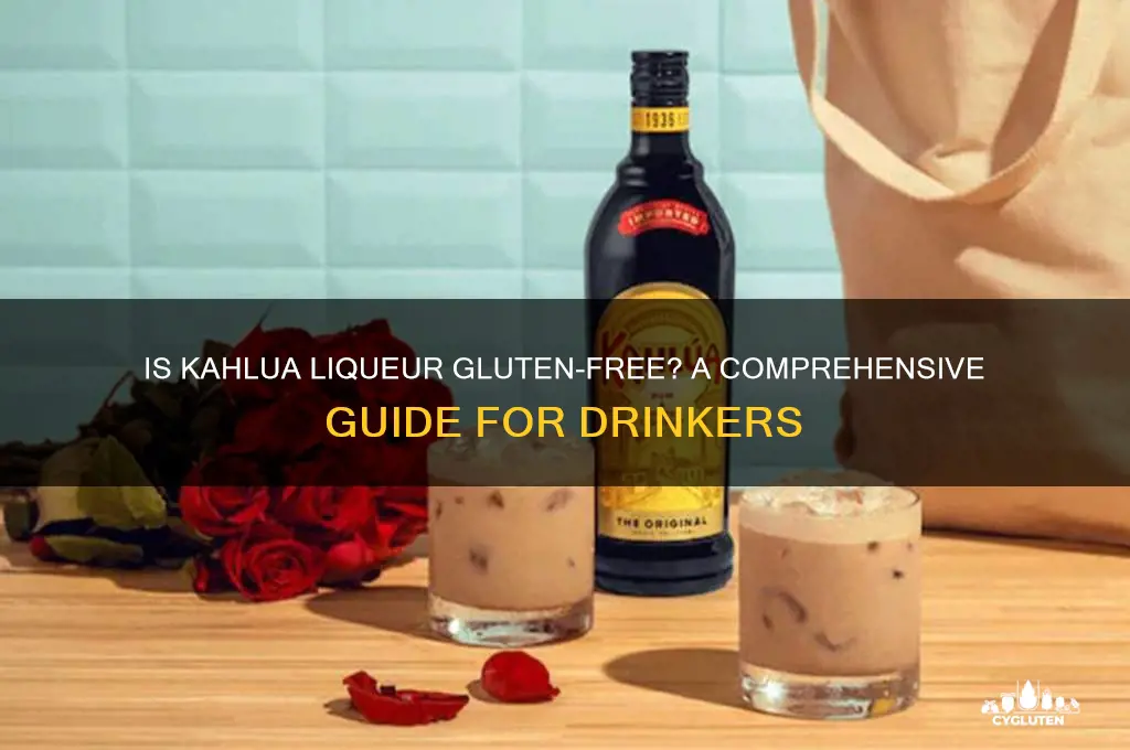is kahlua liqueur gluten free