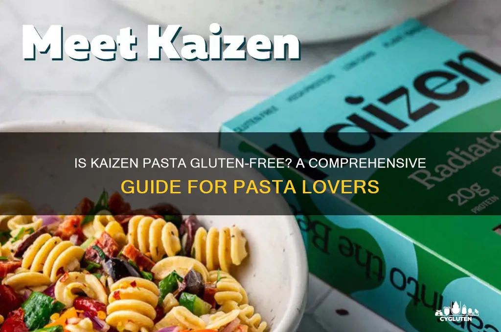 is kaizen pasta gluten free