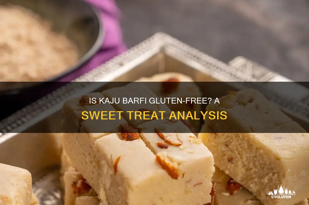 is kaju barfi gluten free