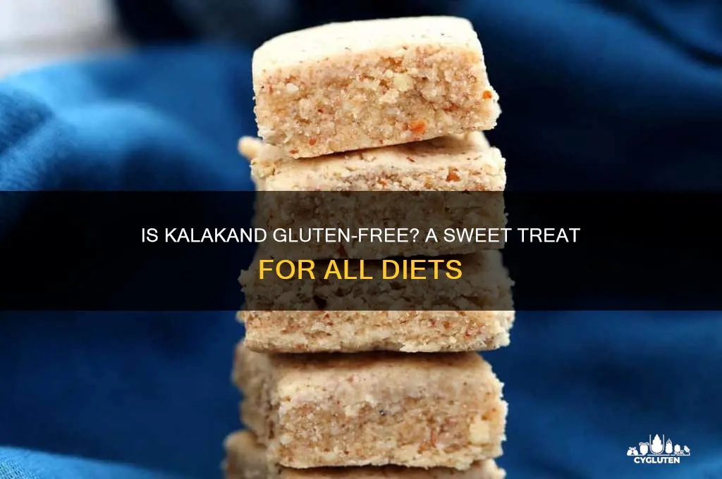is kalakand gluten free
