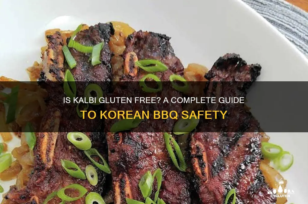 is kalbi gluten free
