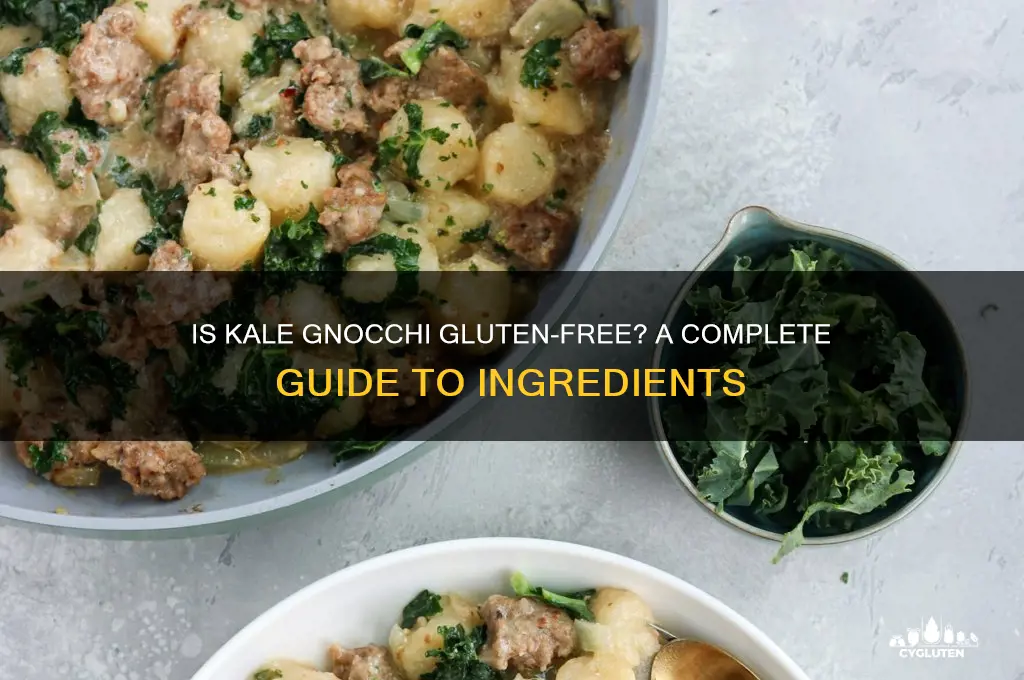 is kale gnocchi gluten free