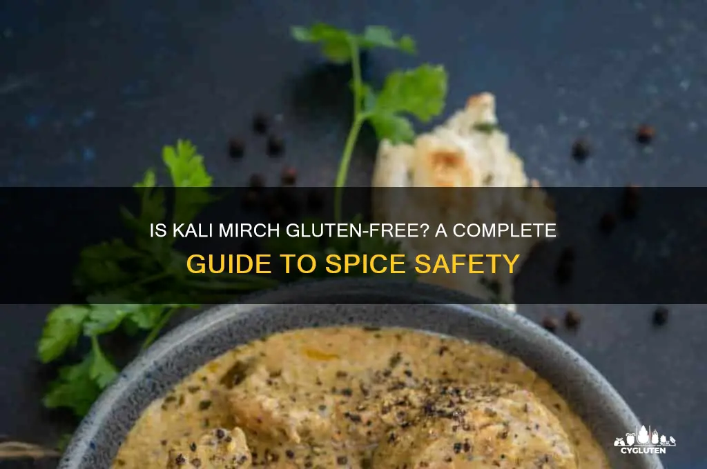 is kali mirch gluten free