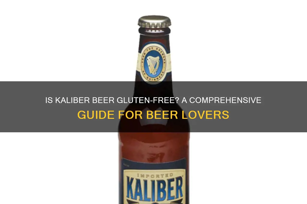 is kaliber beer gluten free