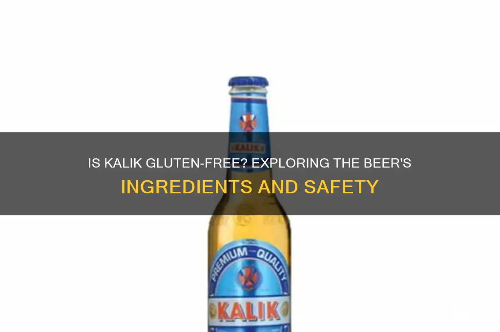 is kalik gluten free