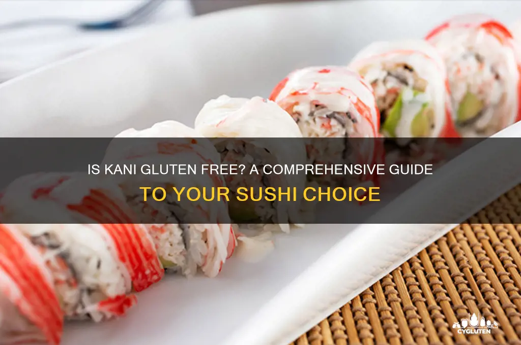 is kani gluten free
