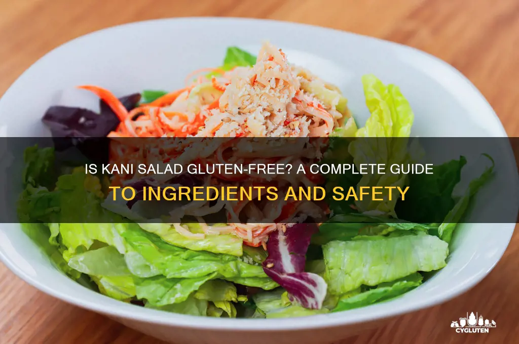 is kani salad gluten free