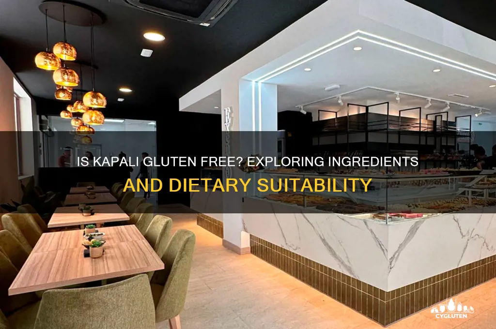 is kapali gluten free