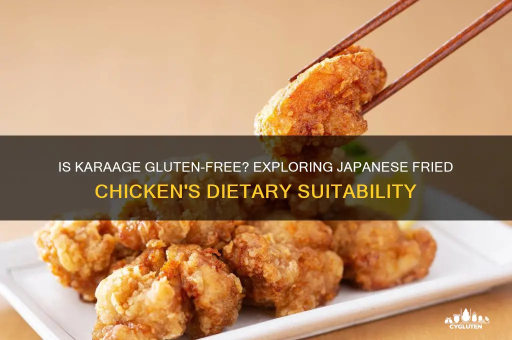 is karaage gluten free