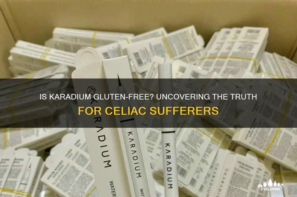 is karadium gluten free