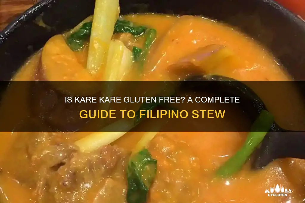 is kare kare gluten free