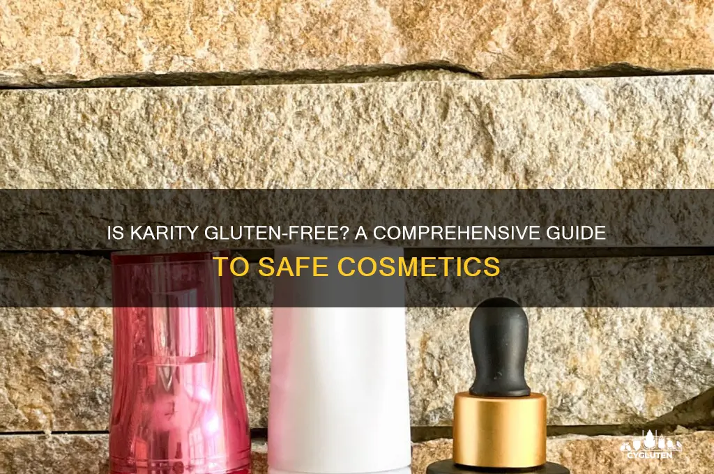 is karity gluten free