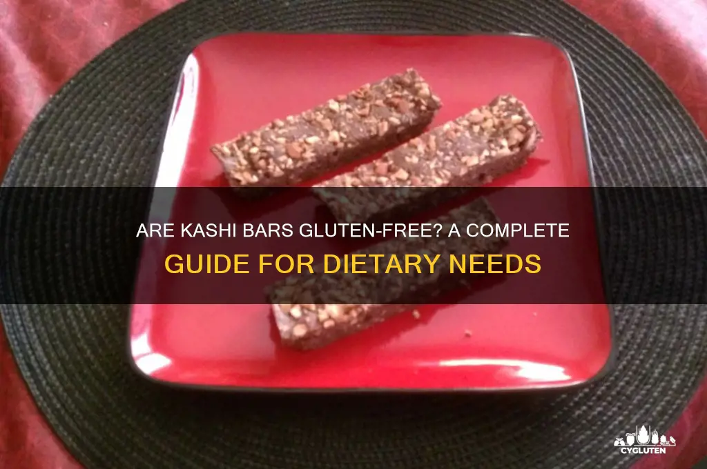 is kashi bars gluten free