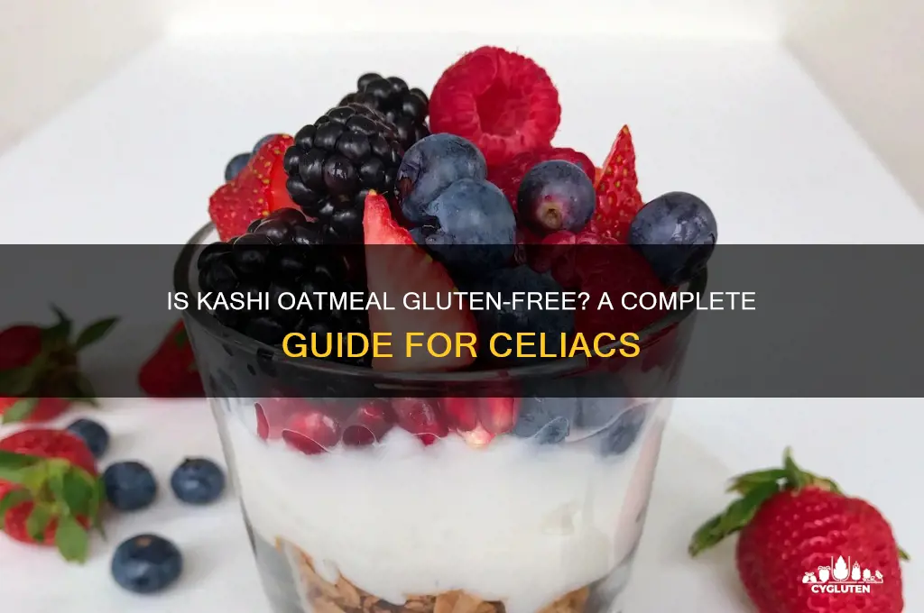is kashi oatmeal gluten free