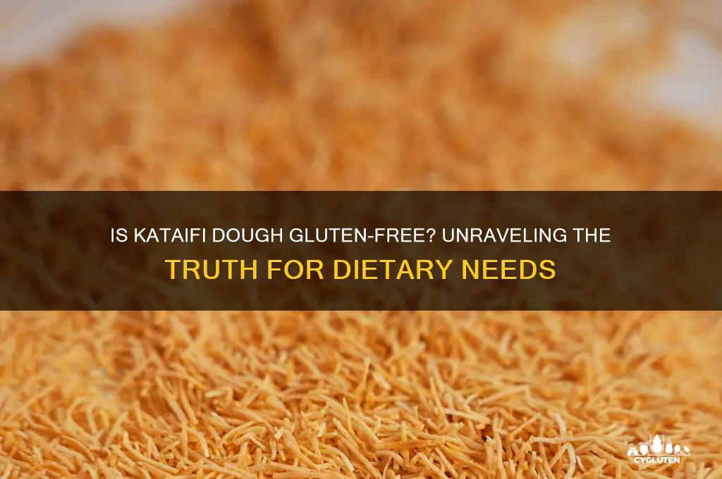 is kataifi dough gluten free
