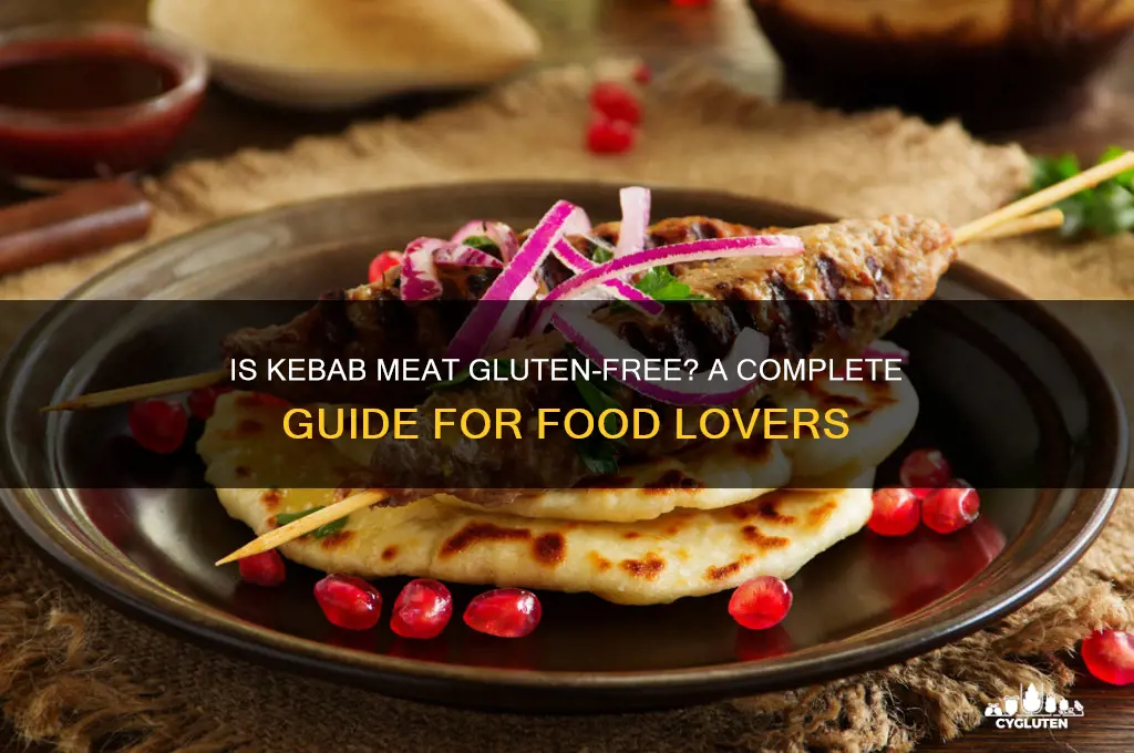 is kebab meat gluten free