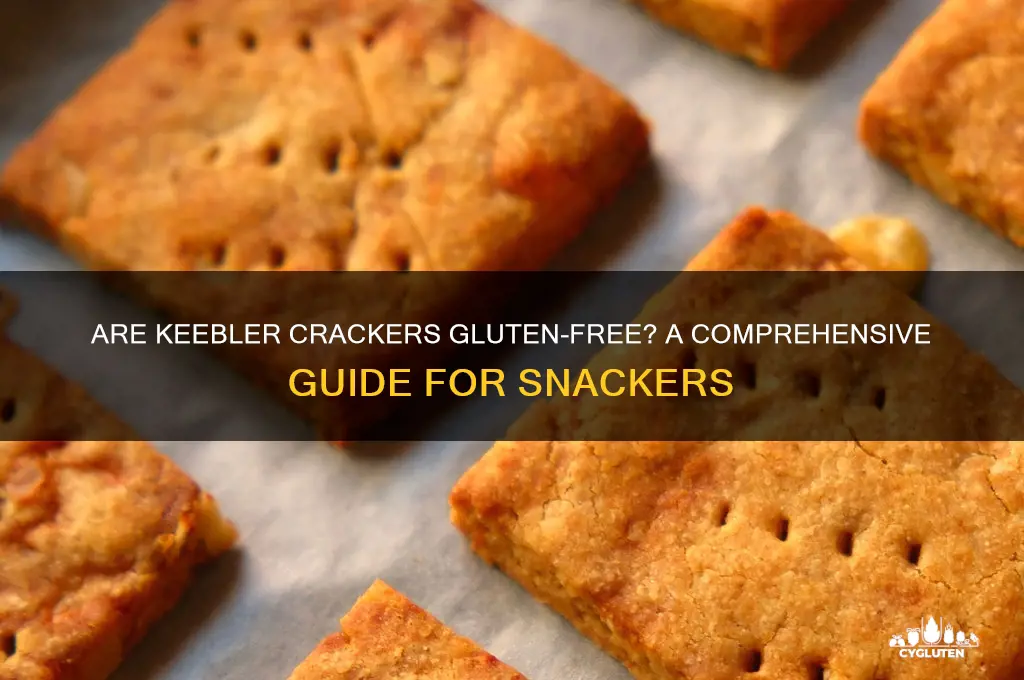 is keebler crackers gluten free