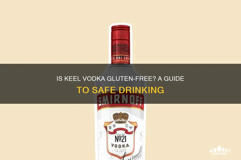 is keel vodka gluten free