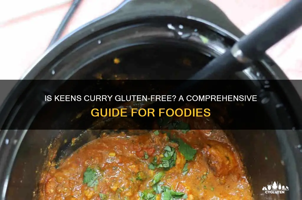 is keens curry gluten free