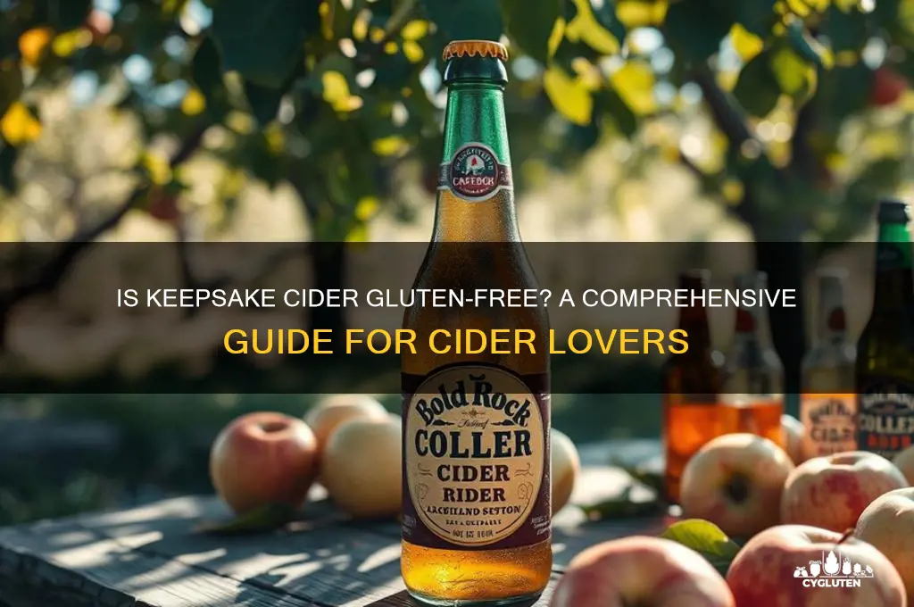 is keepsake cider gluten free