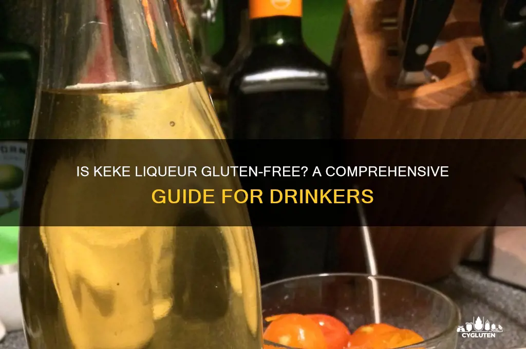 is keke liqueur gluten free