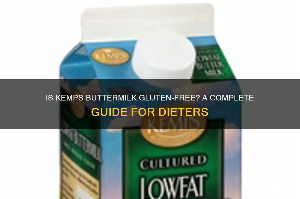 is kemps buttermilk gluten free