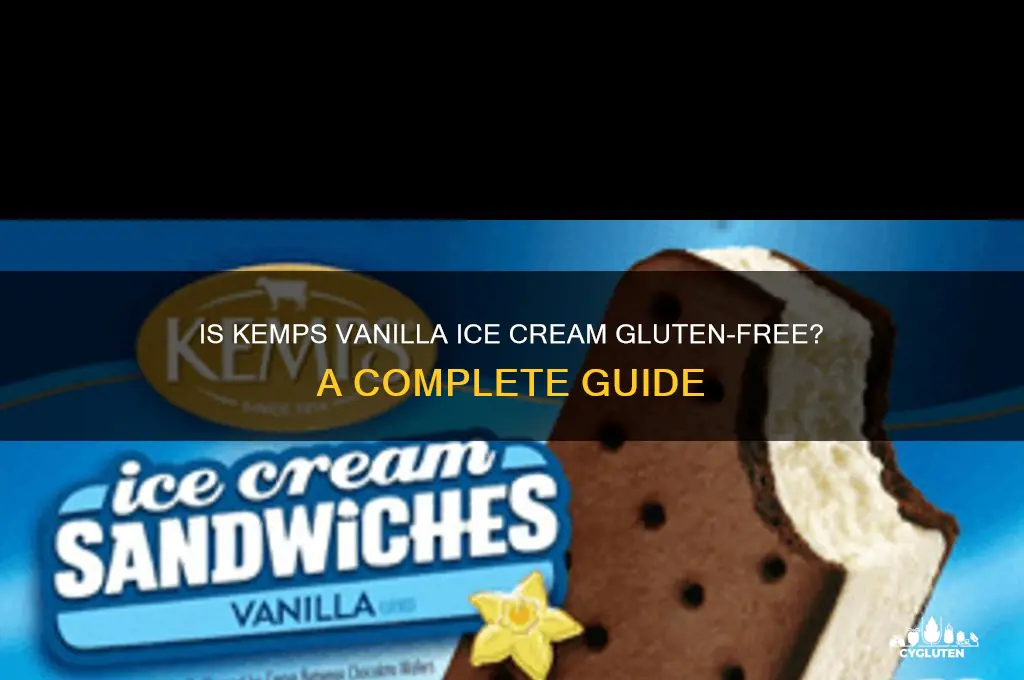 is kemps vanilla gluten free