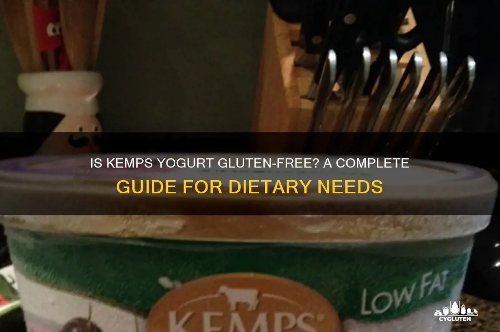 is kemps yogurt gluten free