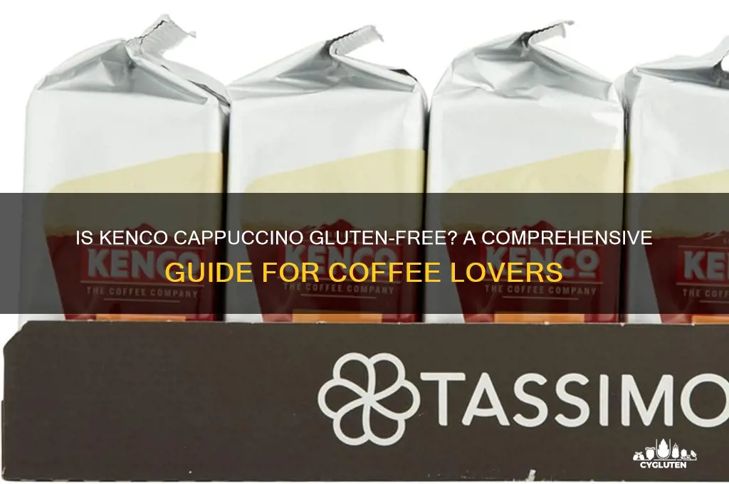 is kenco cappuccino gluten free