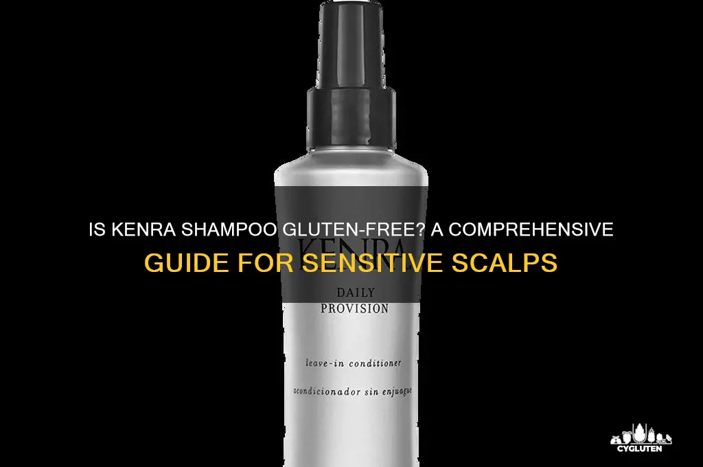 is kenra shampoo gluten free
