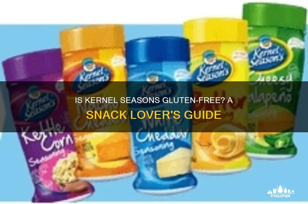 is kernel seasons gluten free