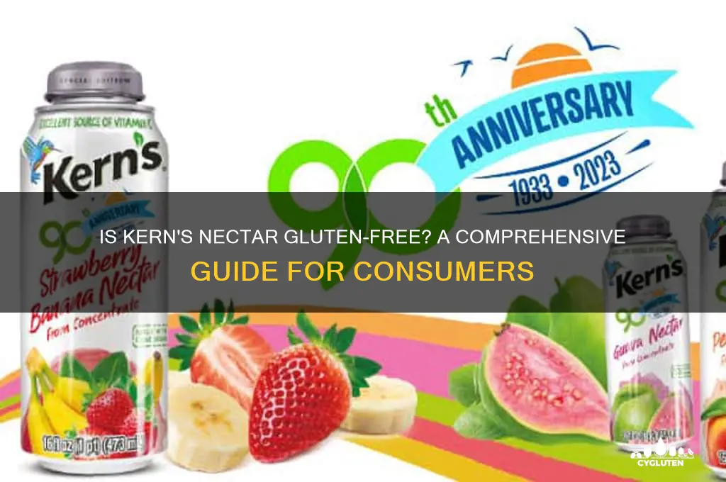 is kerns nectar gluten free
