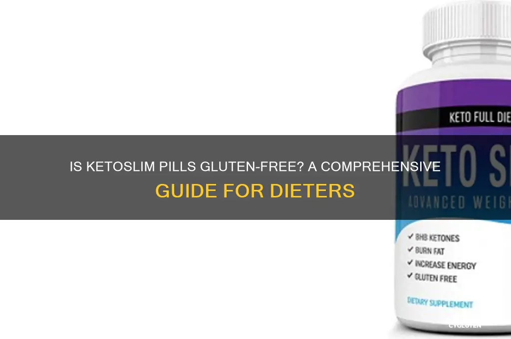 is ketoslim pills gluten free