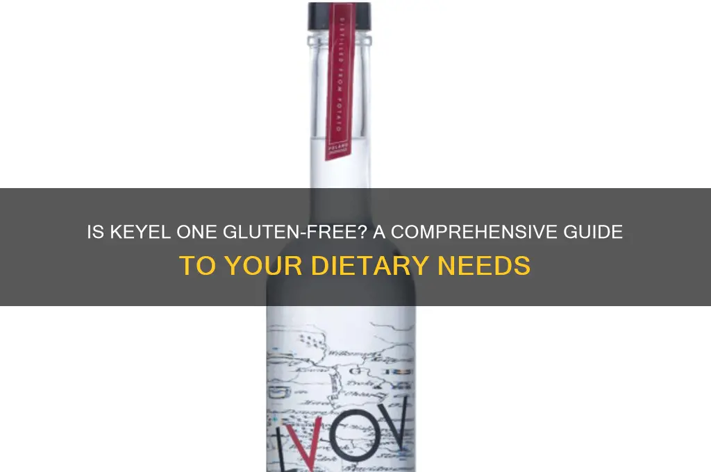 is keyel one gluten free
