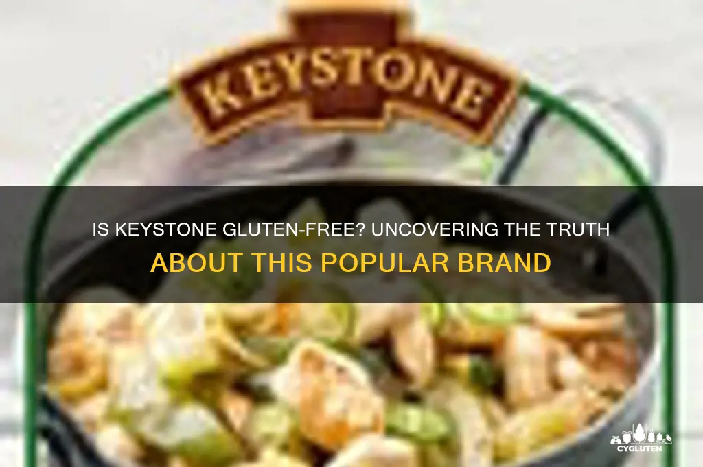 is keystone gluten free