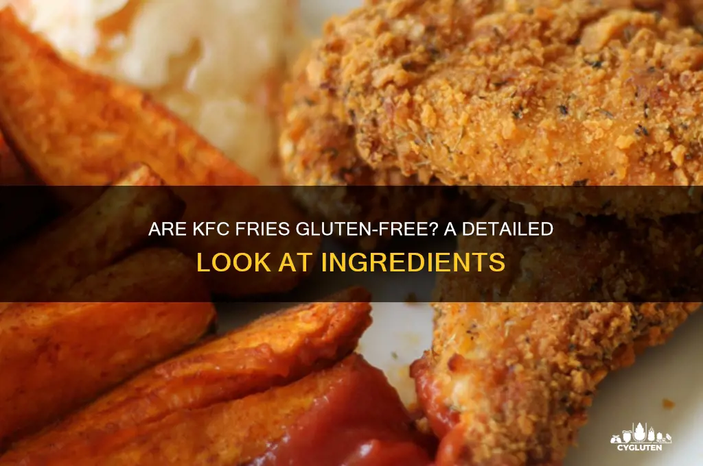 is kfc fries gluten free