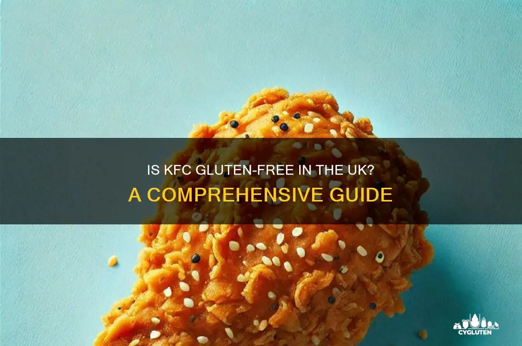 is kfc gluten free uk