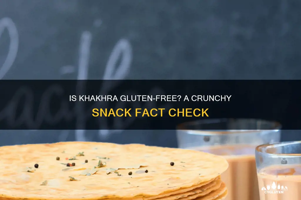 is khakhra gluten free