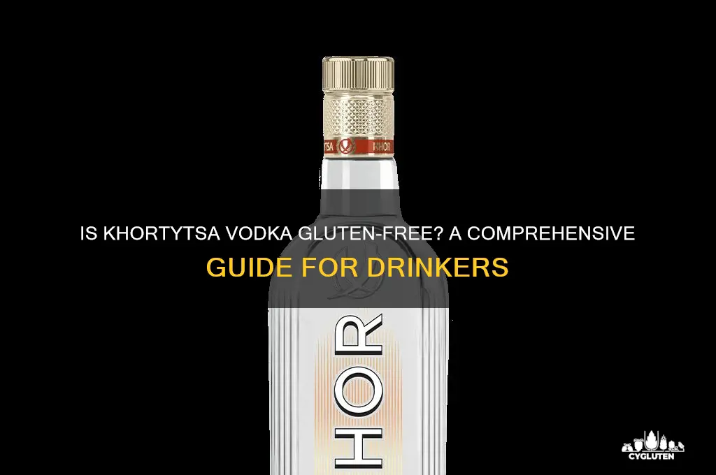 is khortytsa vodka gluten free