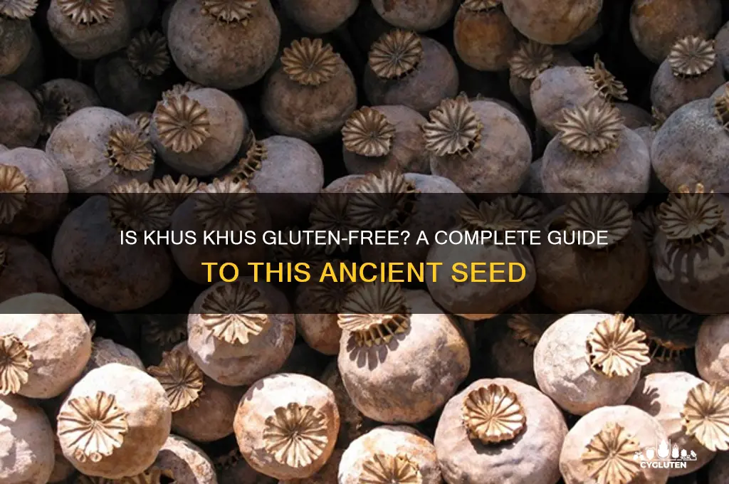 is khus khus gluten free
