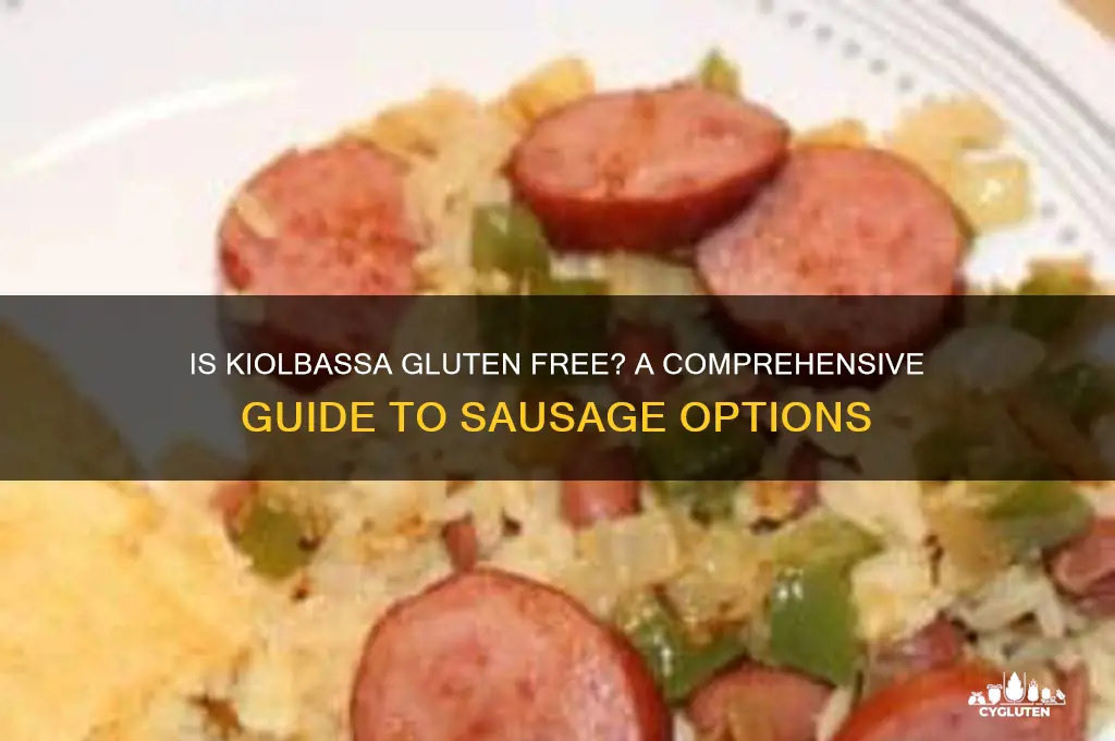 is kiolbassa gluten free