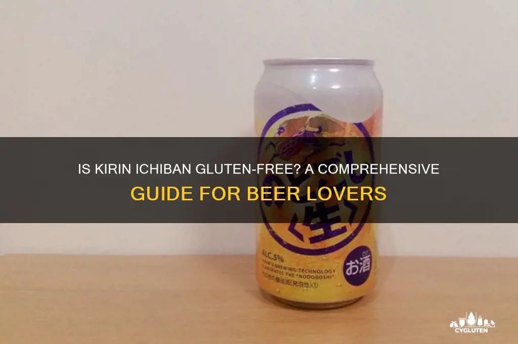 is kirin ichiban gluten free