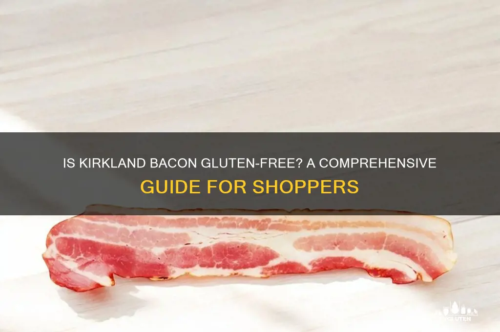 is kirkland bacon gluten free