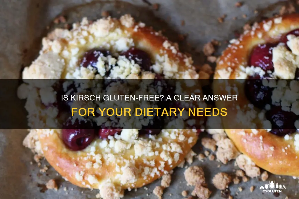 is kirsch gluten free