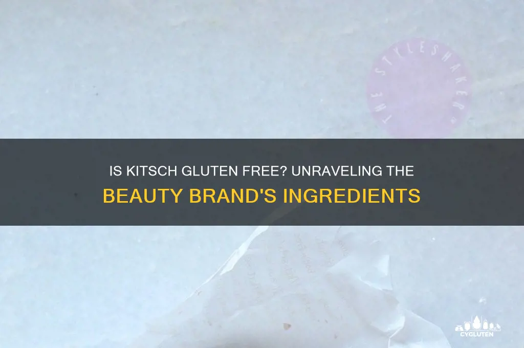 is kitsch gluten free