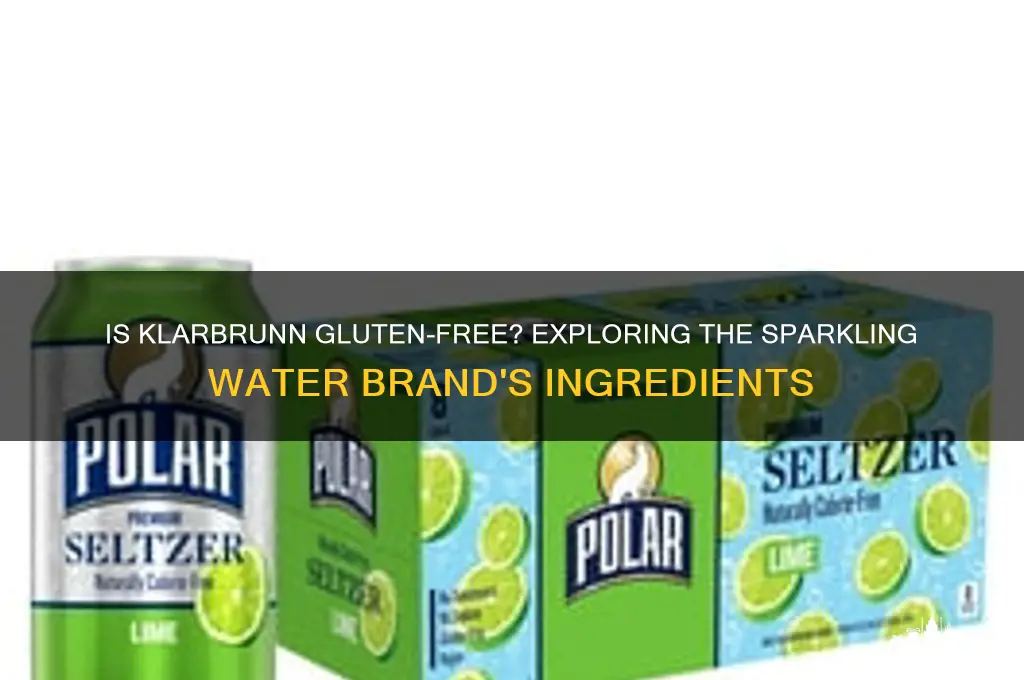 is klarbrunn gluten free