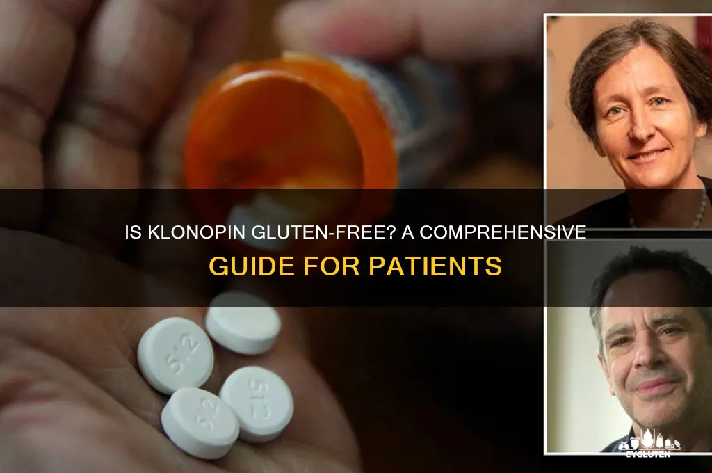 is klonopin gluten free