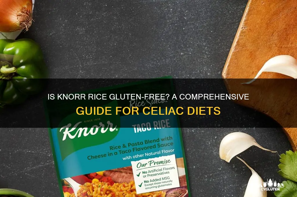 is knorr rice gluten free