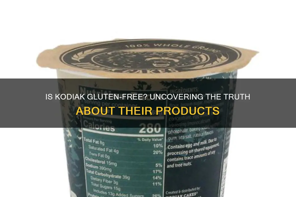 is kodiak gluten free